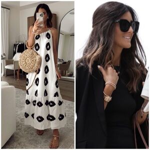 One Shoulder Dress+Sunglasses